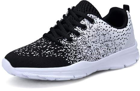 KOUDYEN Laufschuhe Atmungsaktiv Turnschuhe Sportschuhe Leichte Herren Damen | Schnürer Gym Fitness Sneaker