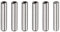 sourcing map M6 Innengewinde Spannstift 6Stk. 12x60mm Flach Kohlenstoffstahl Zylindrische Pin