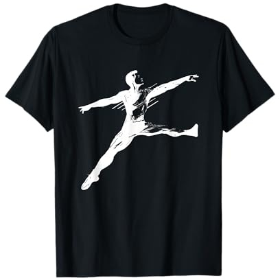 Male Ballet Dancer Sketch for Boys T-Shirt