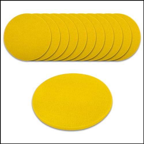 Sir Finley Monkey Filzuntersetzer rund 10 cm (12 Stück) - Glasuntersetzer gelb - Tischuntersetzer zum Schutz vor Flecken und Kratzern - pflegeleichtes Glas untersetzer-Set