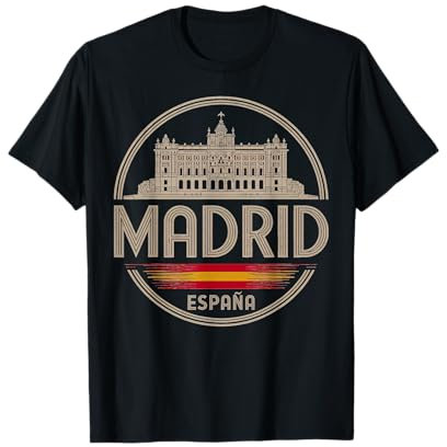 Madrid España City Travel España Experiencia Camiseta