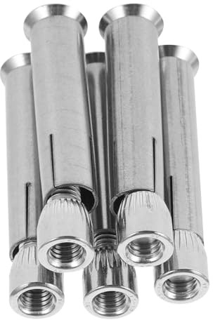 SHINEOFI 5pcs Stainless Steel Expansion Screws Expansion Bolts Countersunk Bolt Fastening Screws for Diy Projects