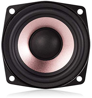 Nobsound 4ohm Altoparlante ad Alta Sensibilità, da 6,35 cm, Hi-Fi Desktop Full-Range Speaker High Sensitivity (Nero)