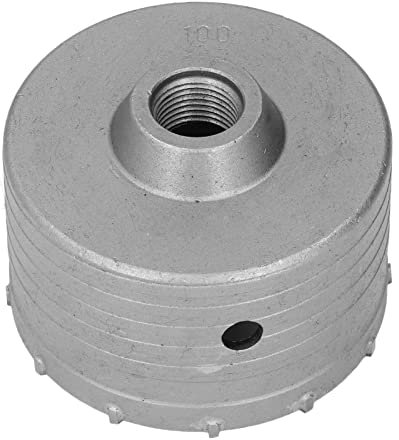 Sierra Perforadora de Pared, Sierra Perforadora de Hormigón, 100mm, Velocidad de Perforación Rápida, Abridor de Agujeros de Carburo de Hormigón para Instalación de Aire Acondicionado