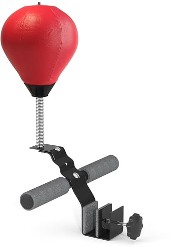 GLACIAL Doorway Sit-Up Exercise Bar with Punching Bag - Complete Upper Body and Abs MMA Workout in One