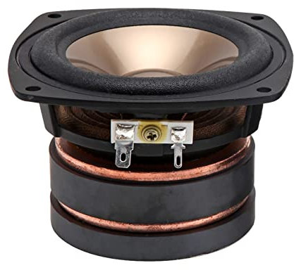 TGPGZHZFNA 1 PZ 4. Pollice di Altoparlante Full Range 4ohm 100w Audio Altoparlante Suono Musicale Colonna for Home Theater Fai da Te Diffusore da scaffale(Gold)