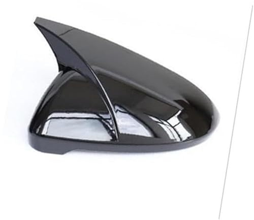 Pizgear 2 Pieces Side Wing Mirror Cover Caps Bright Black, for VW, for Golf, 7 MK7 7.5 GTD R GTI, for Touran, L E-, for Golf, RearView Mirror Case Cover Side Mirror Cover(BLACK 1pc Black Left)
