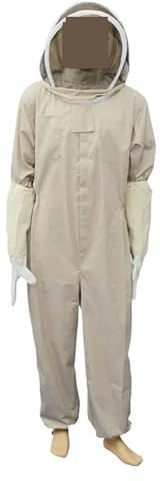 Imkeranzug, Imkerei-Anzug, Imkerei-Kleidung, 1 Set, professioneller, belüfteter Ganzkörper-Imkerei-Bienenzucht-Anzug mit Handschuhen(XL)