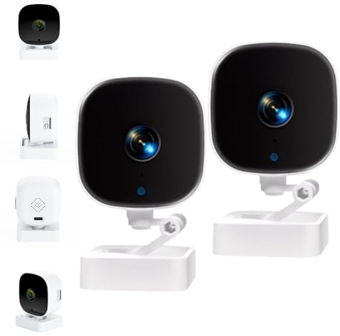 Crystal-Clear 2k Security Camera Color Night Vision, Compact indoor plug-in smart security camera, Night Vision, Two-Way Audio, Smartphone Control (2)