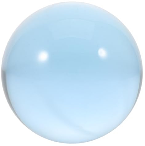 ZUNOXAZ Transparent Resin Jongleringsboll Blå Hållbar och Balanserad för Akrobatik och Magiska Föreställningar för Vuxna och Nybörjare på Scenen
