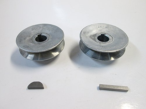 Craftsman Belt Drive Contractor Table Saw 2 1/2 Pulley Set with Keys for 5/8 Arbor or Pulley Shaft