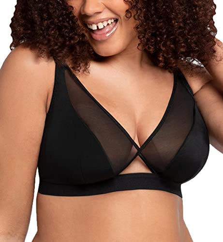 Curvy Kate Soutien-Gorge brassière Get Up and Chill pour Femme, Noir, 90F