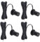 4 Stück Dimmbare Mini-Strahler, USB-betriebenes Kunstlicht, Verstellbare Mini-LED-Akzentlichter, Schrankstrahler, 5 V, für Veranda, Vitrinen, Schmuckschränke, Eingangskanäle