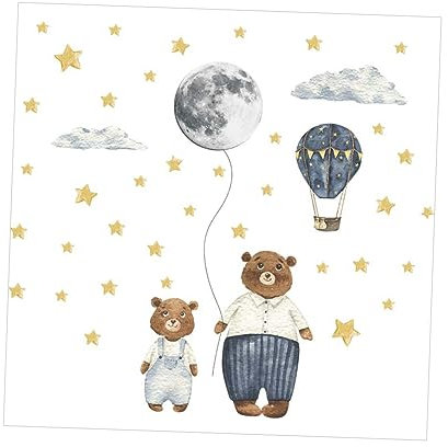TOYANDONA 2stücke Mond Muster Wand Aufkleber Innenbereich Dekoration Kinderzimmer Ornament Fenster Wände Türen Hochwertigem Pvc Gefertigt Langlebig Praktisch Und An Fenster Wände Türen