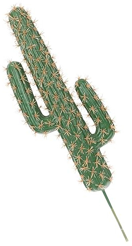 POPETPOP Modèle de Cactus Non en Pot Vert Réaliste en Laine Perlée
