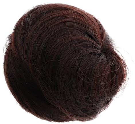 ARTSEWPLY Elegant Donut Bun Hairpiece Secure Fit Updo Accessory for Women for Bridal Styles Special Occasions Durable Timeless Synthetic Hair Bun Extensions