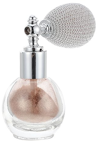 Veemoon Spray de Polvo para Cuerpo y Cabello Pulverizador de Polvo Iluminador Resaltador Aerosol Portátil para Maquillaje Corporal y Facial