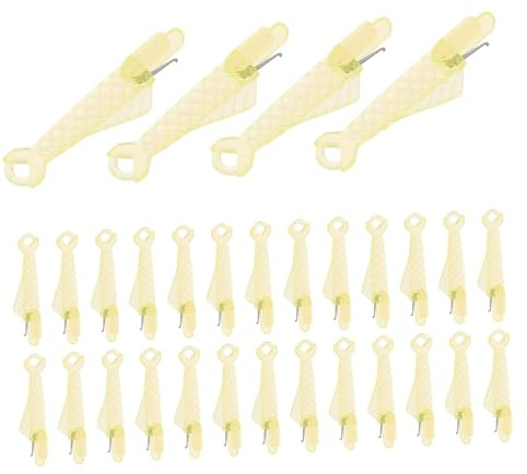Artibetter 30pezzi Infila Ago Automatico Forma di Pesce Inseritore di Aghi per Macchina da Cucire Strumento in Plastica Resistente per Infilare Aghi Fai da Te Accessori per Ricamo e Cucito
