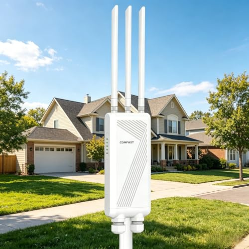 COMFAST Répéteur WiFi 7 Extérieur BE3600 Mbps, Outdoor Point d'accès