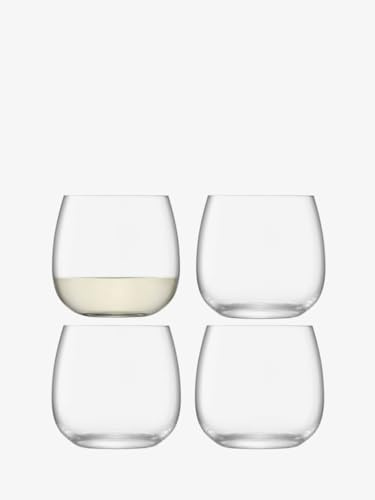LSA International Borough vinmugg 370 ml klar x 4