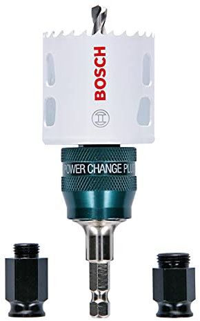 Bosch Professional Sega a tazza Progressor for Wood & Metal Starter Kit Set (legno e metallo, Ø 51 mm, accessorio trapani)