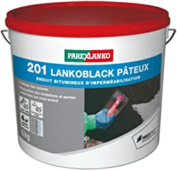 Enduit bitumineux d'imperméabilisation PAREXLANKO 201 Lankoblack pâteux - 5kg - L20105