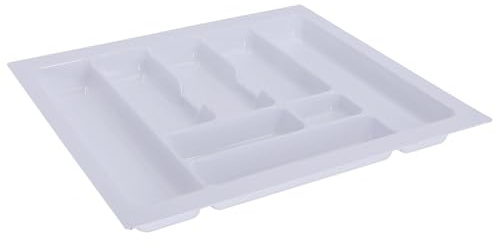 KOTARBAU® Besteckkasten für Schublade Weiß 535x490 mm Schubladenorganizer für Küchenbesteck (Weiß 535x490 mm)