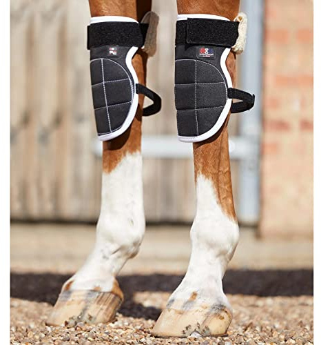 Premier Equine Magni-Teque Magnetic Horse Knee Boots - Black