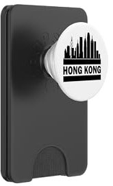 Hong Kong Skyline Skyscrapers Souvenir Vacation Gift Idea PopSockets PopWallet for MagSafe