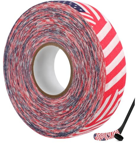 Toddmomy Anti Rutsch Hockeyschläger Tape Baumwollstoff 2,5cm x 25m Rutschfestes Schutzband Für Eishockey Spieler Sport