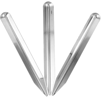 Amosfun 3piezas Pala De Laboratorio De Acero Inoxidable Espátula Para Mezclar Polvos y Pastas Herramienta Para Proyectos De Manualidades y Laboratorio