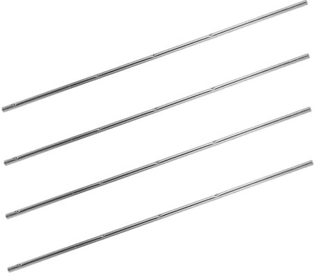 MOTHNUR 4 Stück Ersatzstangen Tischfußball Eisenstangen 8mm Durchmesser 44cm Länge Robustes Tischfußballzubehör Kompatibel Für Fußballtische Einfache Montage Platzsparend