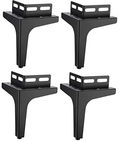 AUTSUPPL Piedini per Mobili in Acciaio Laminato 15 Cm, Gambe di Supporto per Divani, Armadi e Tavolini, Set da 4 Pezzi Resistenti a Umidità e Polvere, Adatti per Arredamento Casa e Ufficio