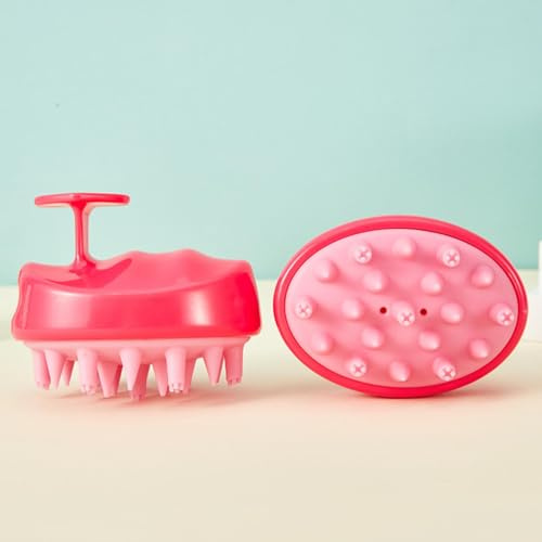Cepillo de champú masajeador de cuero cabelludo, cepillo de cuero cabelludo para el crecimiento del cabello y la eliminación de la caspa, estropajo impermeable para uso en seco y húmedo, para hombres