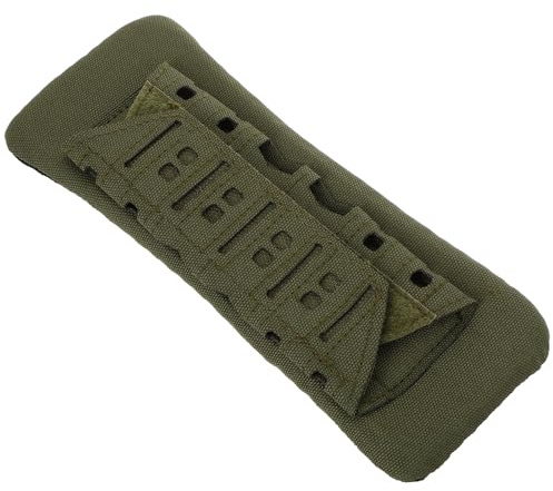 GANAZONO Schultergurtpolster Rutschfest Atmungsaktiv Gepolstert Silikon Schulterriemenpolster Grün für Jagdrucksack Handtasche Outdoor