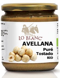 PURÉ DE AVELLANA TOSTADO BIO LO BLANC - 100% Avellana 325 g