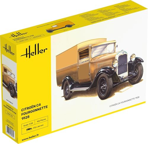 Heller Modellbausatz Citroen C4 Fourgonnette 1928, verschieden