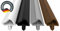 Dikara Türdichtung Schwarz 5m - 3mm Nutbreite / 7mm Nuttiefe / 12mm Falz - Antidehnungsfaden Haustürdichtung Türanschlagdichtung