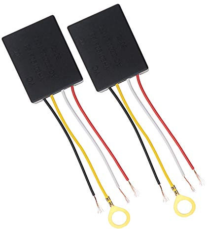 Create idea 2 Stück AC 110V-240V 3-Wege-Berührungsschalter Dimmer Lichtsensor Sensorschalter für allgemeine Glühbirnen Glühlampen