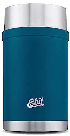Esbit Thermobehälter Sculptor für Essen - Warmhaltebehälter 1000 ml in Polar Blue - aus Edelstahl für warme und kalte Speisen