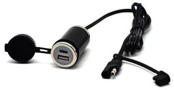 Cliff Top SAE USB Charger SAE USB C Waterproof Motorcycle USB Phone Charger Adapter 36W PD USB-C and QC 3.0 Cable Extension