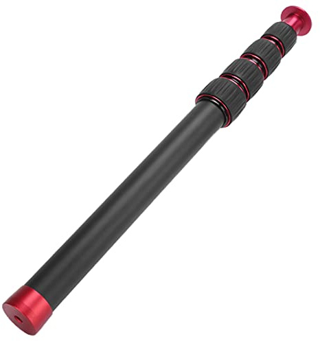 Manbily Kamera-Einbeinstativ-Stativ-Verlängerungsstange LR255-Montagerohr aus Aluminiumlegierung, Höhenverstellbar, Universelles Zubehör, Knopfverriegelungssystem,