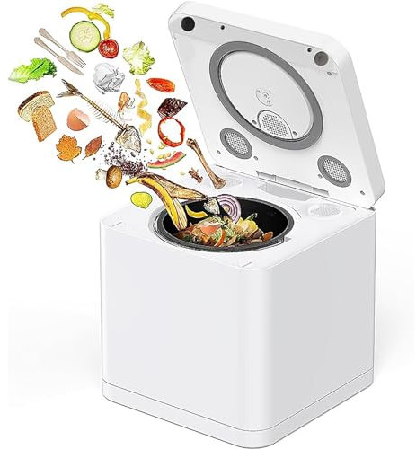 NGARY Elektrischer Komposter, 3,3 L, Automatische Umwandlung Von Abfällen In Kompost, Tisch-Food-Cycler Für Den Innenbereich Mit Schnellem Zersetzungsmodus, Zur Abfallverwertung