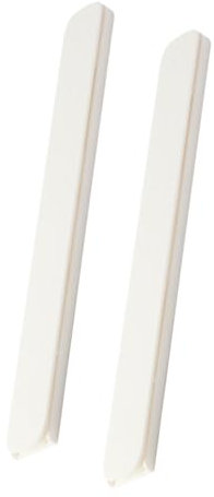 FOYTOKI 1Set Drawer Slides Self Adhesive Guide Slides Guide Rails for Kitchen Cabinet Bedstand Drawers Cabinets Dressers White