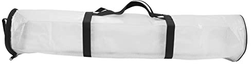 Transparente Geschenkpapier-Aufbewahrungstasche, Geschenkpapier-Organizer, wasserdicht, staubdicht, Geschenk-Aufbewahrungstasche, robuste, transparente PVC-Tasche (Transparent White)