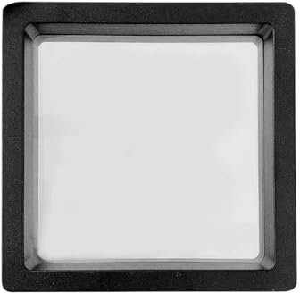 LXHZSY Schweberahmen 5 Stück Schmuck-Display-Box, transparente PE-Dünnfilm-Suspension, Schmuck-Aufbewahrungsboxen(9x9cm)