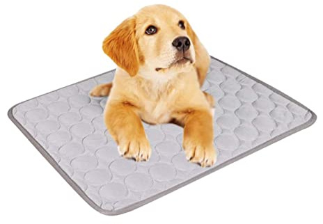 CORHAD Haustier Kühlmatte S 15.75 Zoll Sommer Coole Matte Für Katzen Und Kleine Hunde Wasserdicht Kratzfest Schnelle Wärmeableitung Umweltfreundlich Leicht Zu Reinigen
