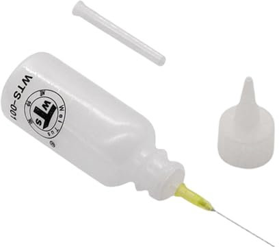 Lumiscent Needle Tip Squeeze Bottle - Needle Tip Bottle | Precision Tip Needle Oiler | Portable Glue Applicator Squeeze Bottle | Leakproof Liquid Dropper Bottles For Papermaking Soldering