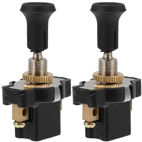 2pezzi Interruttore Fari Con Meccanismo Di Trazione Singolo Per Modifiche Camion Interruttore Per Avvio Motore