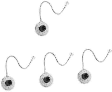 iplusmile 4 Pièces Indexeur De Couple Compteur D'angle De Couple Clé Dynamométrique Angulaire Couplemètre Acier Allié Silver